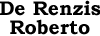 DE RENZIS ROBERTO