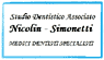STUDIO DENTISTICO ASSOCIATO NICOLIN SIMONETTI STUDIO DENTISTICO ASSOCIATO NICOLIN SIMONETTI