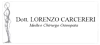 DOTT. LORENZO CARCERERI - OSTEOPATIA