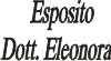 ESPOSITO DR.SSA ELEONORA