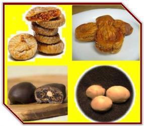 Assortimento fichi secchi calabresi.